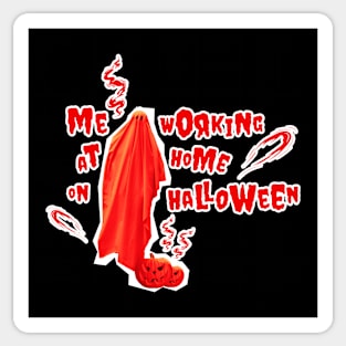 on Home at Halloween Sticker